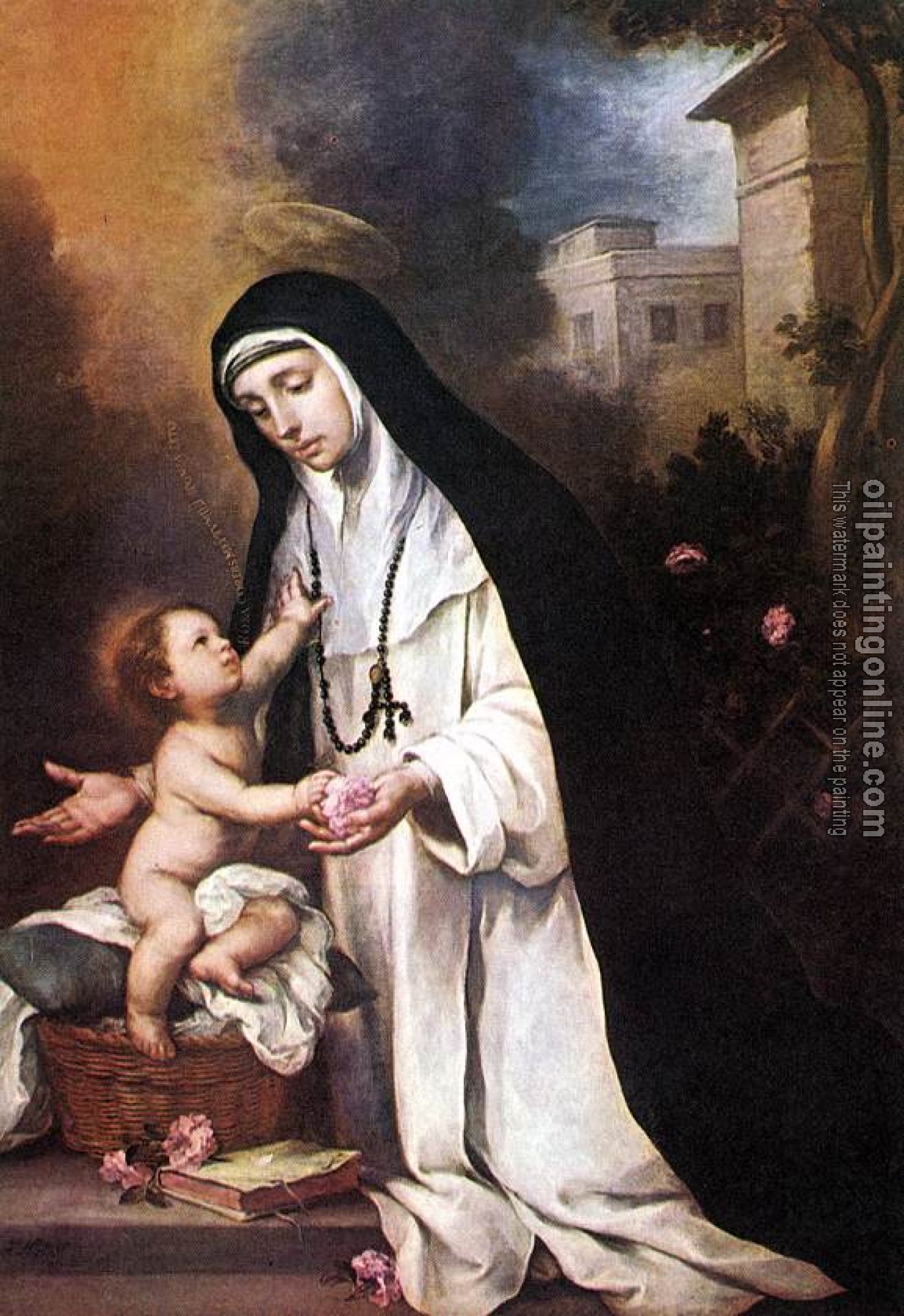 Murillo, Bartolome Esteban - St Rose of Lima